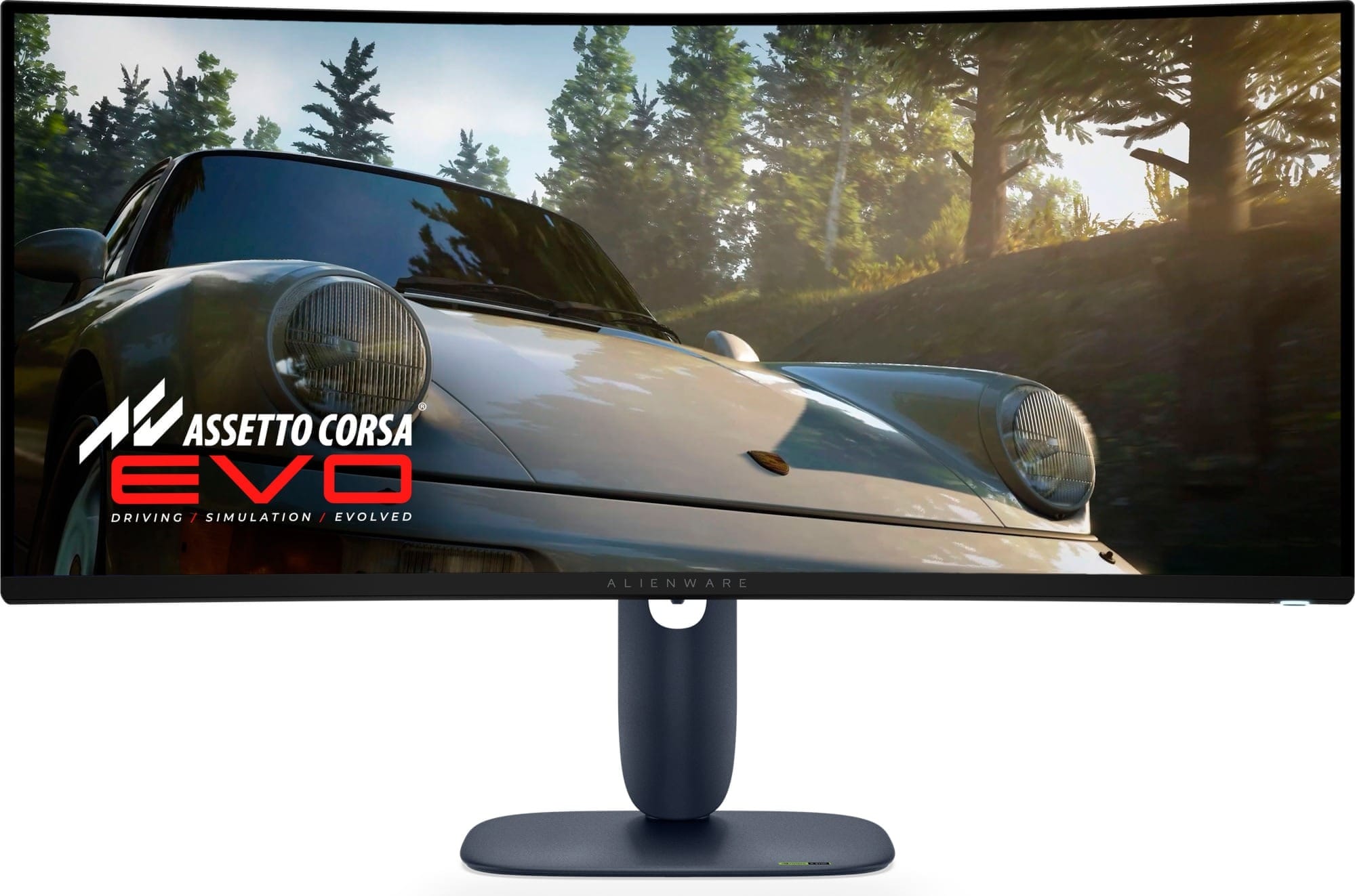 Alienware AW3425DW 34-inch curved QD-OLED ultrawide gaming monitor, front view