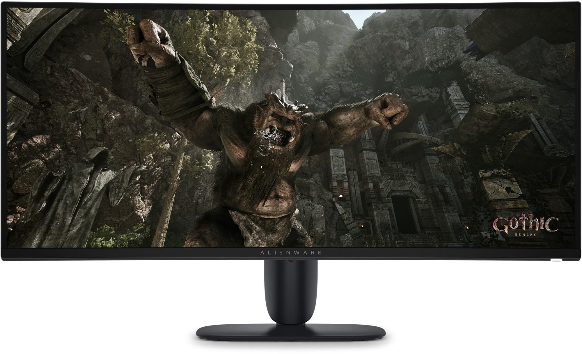 Alienware AW3426DWM 34-inch curved ultrawide gaming monitor, front view