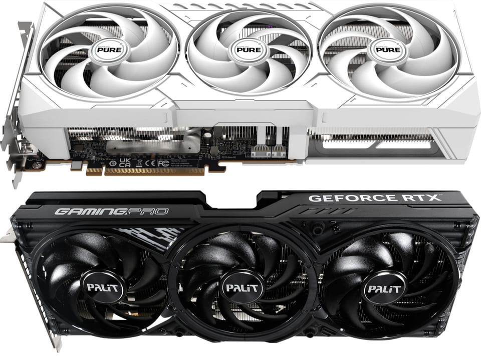 R40,000 Panoramic ARGB Gaming PCs: Black Edition RTX 5070 Ti & White Edition RX 9070 XT Build Comparison