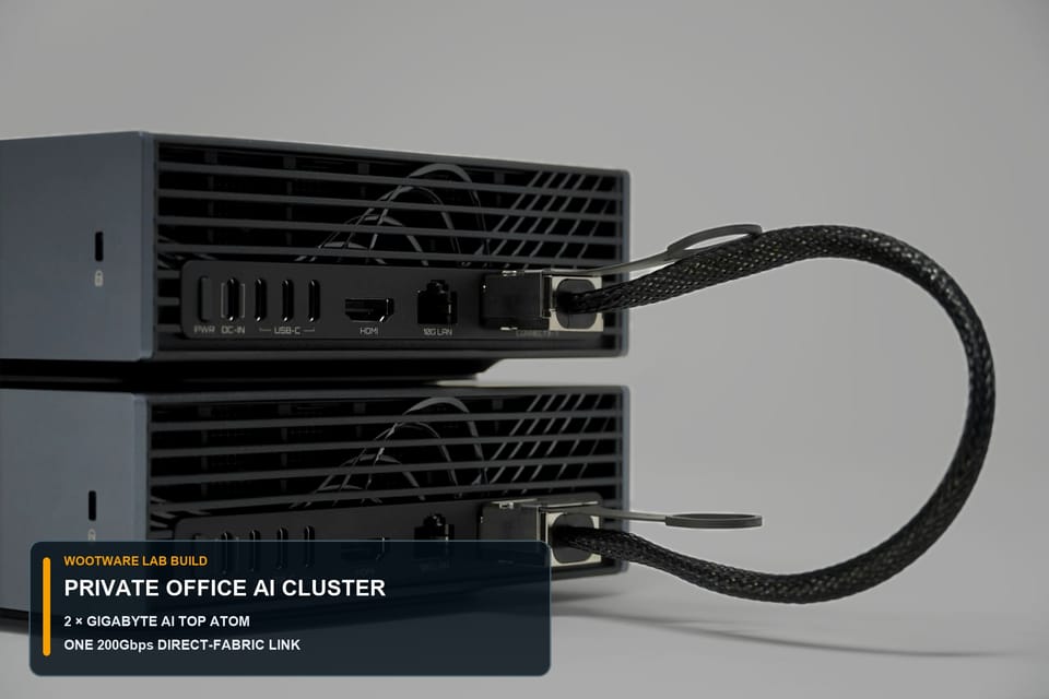 GIGABYTE AI TOP ATOM: How we built a two-node private AI cluster